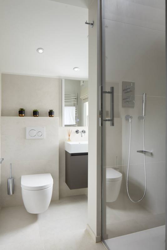 Frameless shower
