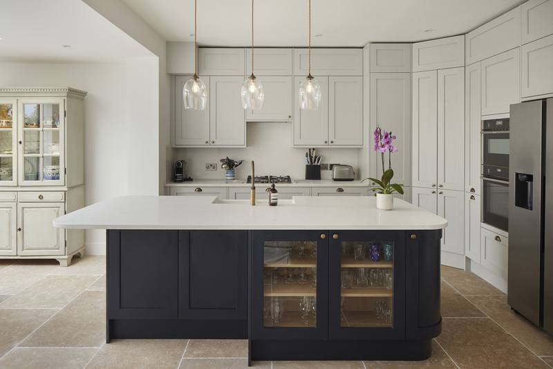 Navy island & wine fridge