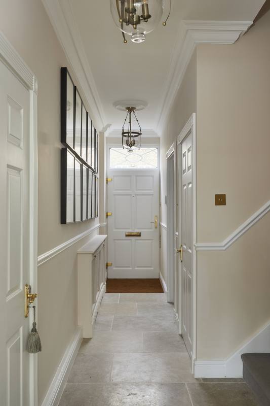 Panelled hallway